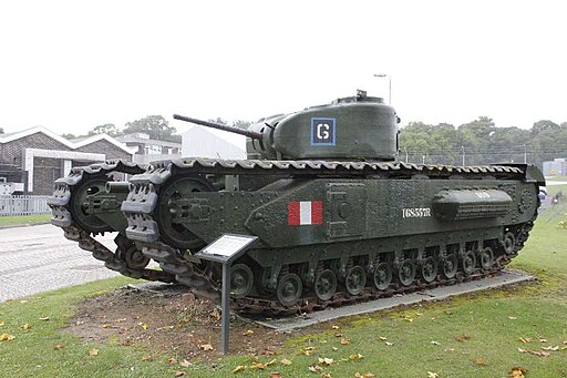 Churchill MkIV by Bill Nicholls, CC BY-SA 2.0 https://creativecommons.org/licenses/by-sa/2.0, via Wikimedia Commons